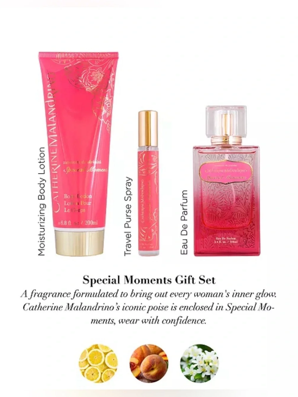 Catherine Malandrino Pink Special Moments Bath & Body Gift Set-Plus more❤️